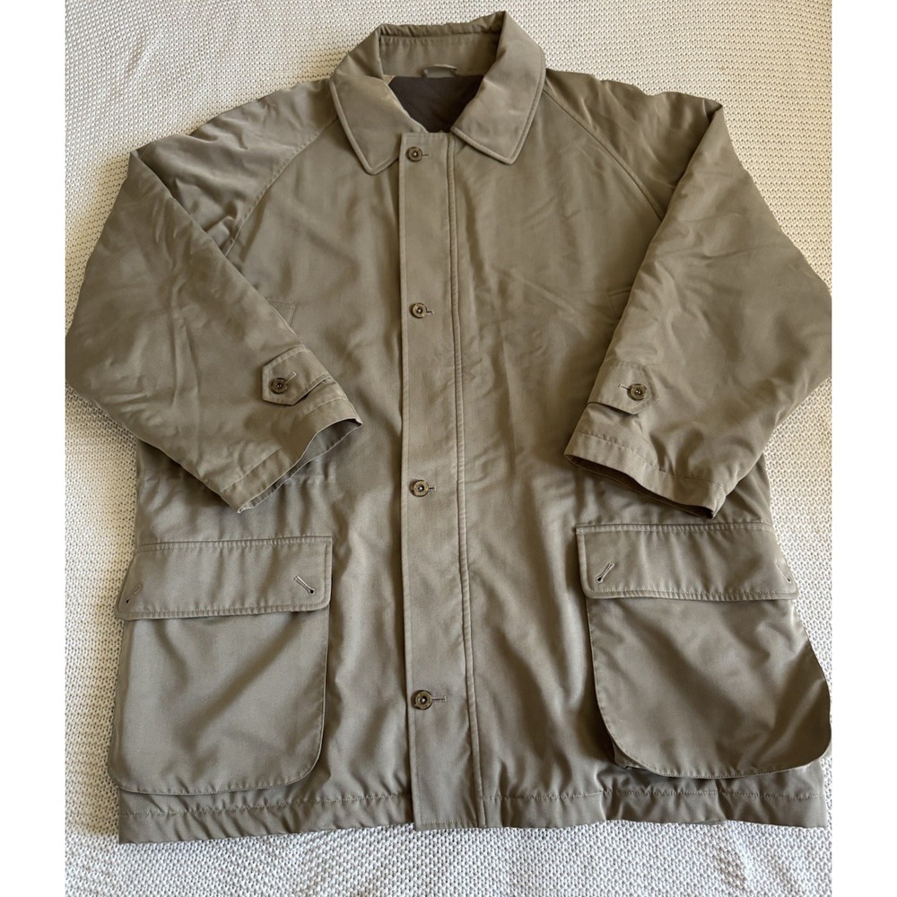 Burberrys London Vintage Men's Car Coat‎ Jacket - Stone Brown Sz 44